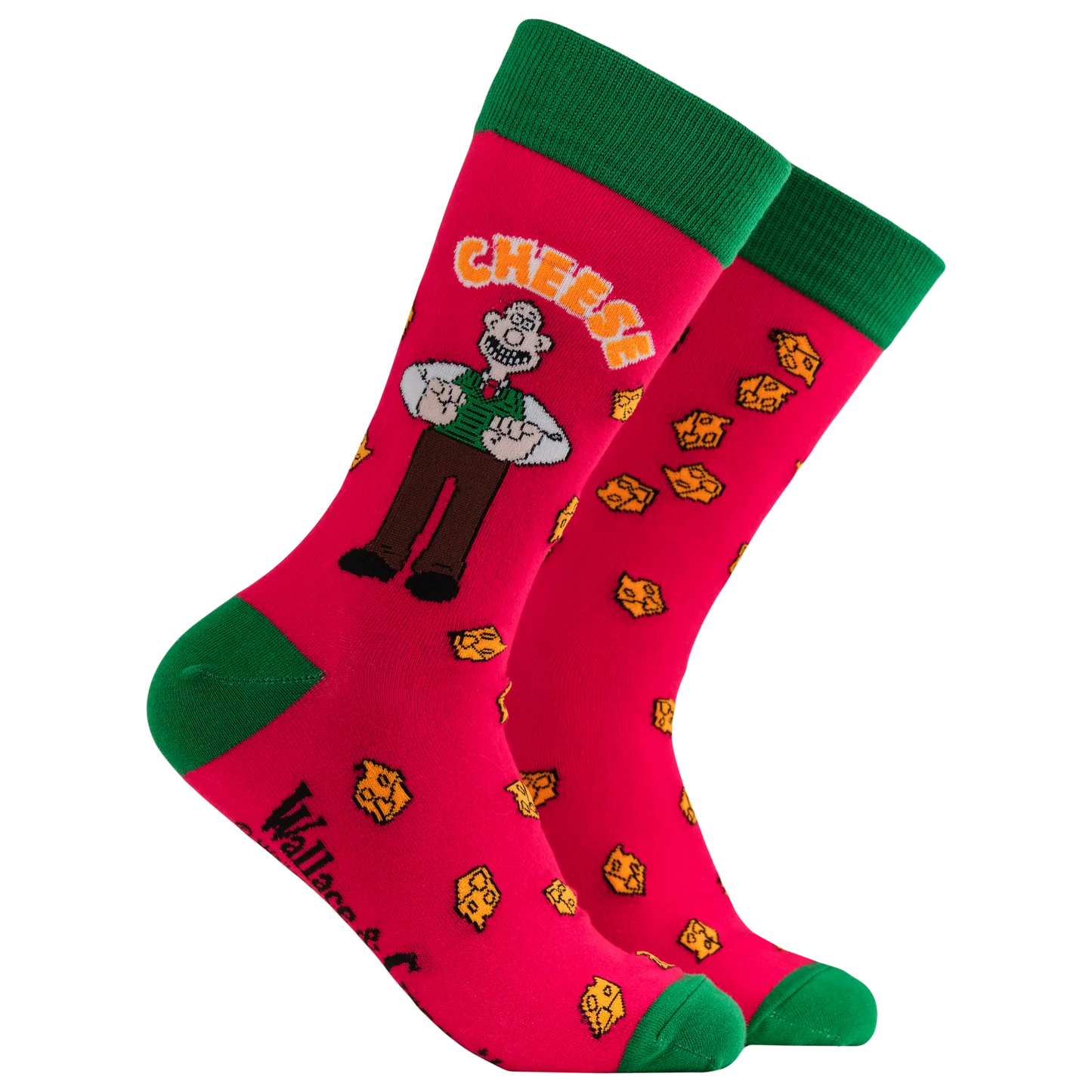 Wallace and Gromit socks. Cheese.
